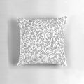 Colorful, cartoonish pop art pillow featuring an animal design by the iconic artist Keith Haring.