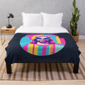 Colorful vector pop art design of Jesus wearing retro sunglasses