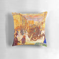 Colorful Pillow Featuring Iconic Pierre Bonnard Post-Impressionist Painting
