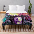 Willow Smith plush blanket with psychedelic, trippy, and third eye design