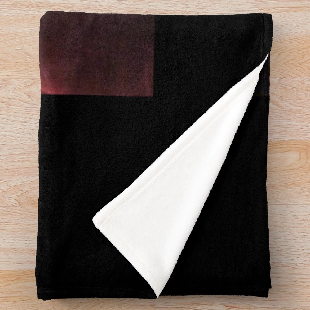 Plush blanket with vibrant red contrast art design - Tribute to Irish singer Joe Dolan