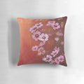 Vibrant red power decorative throw pillow for living room or bedroom