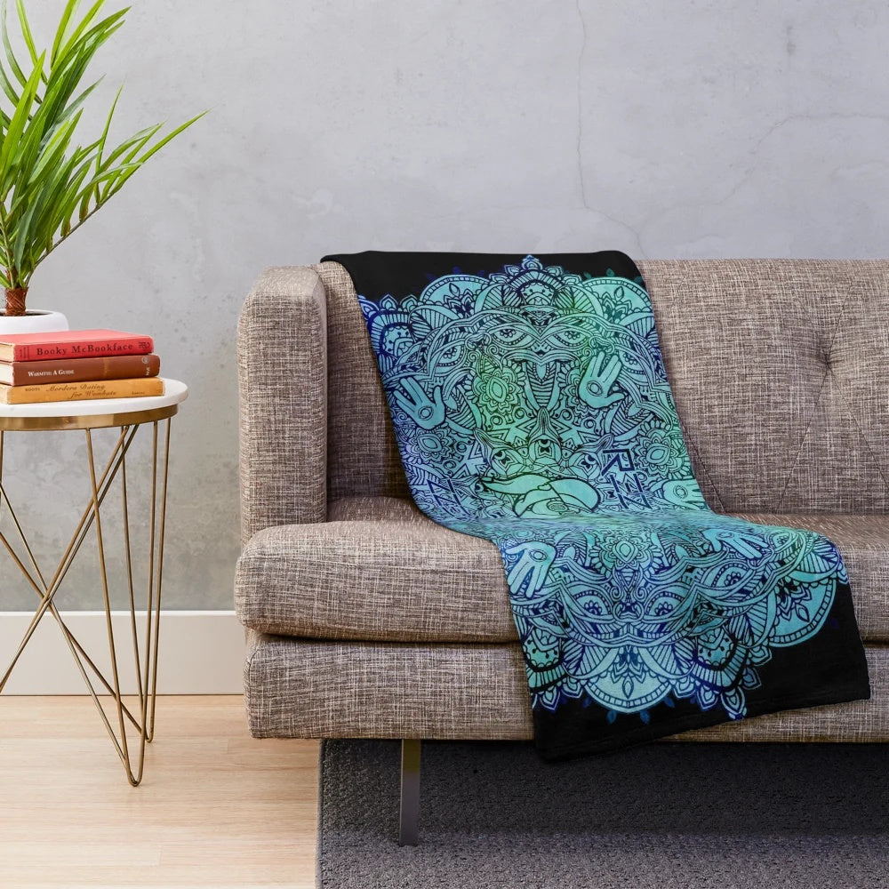 Rezz Mandala Plush Blanket - Soft and Cozy Blanket for Music Lovers