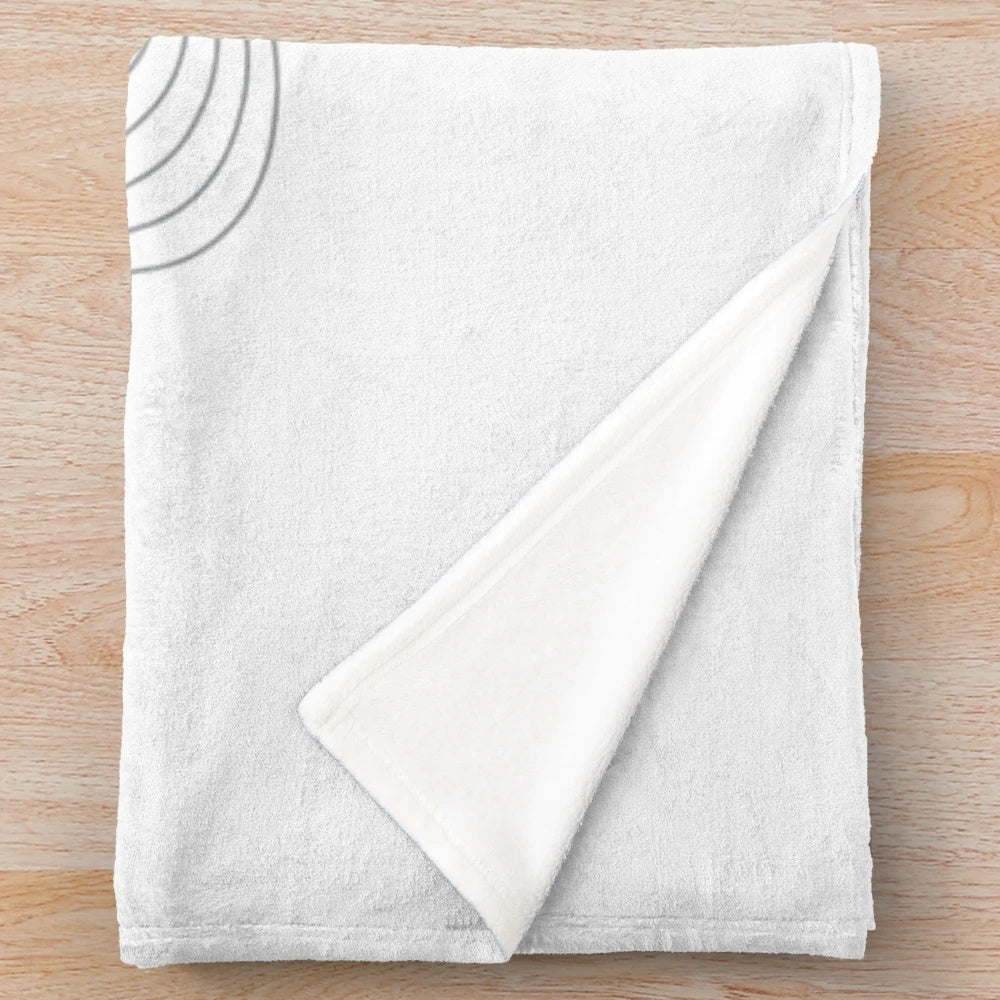 Rhythmic gymnastics penche silhouette on pink plush blanket
