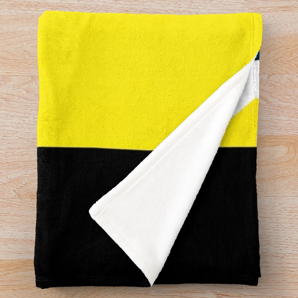 Colorful plush blanket inspired by the iconic singer Rod Stewart
