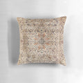 Silk Esfahan Persian Rug-Inspired Decorative Pillow