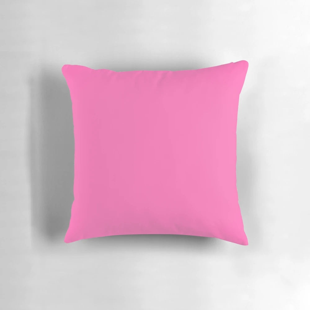 Bright pink and coral shades decorative pillow for home decor