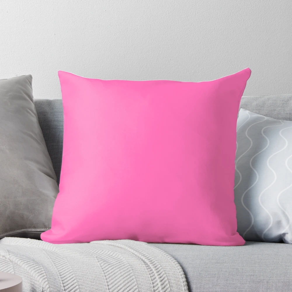 Bright pink and coral shades decorative pillow for home decor