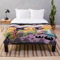 Spectrum Plush Blanket with Vibrant Colors