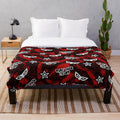Tie Dye Persona 5 Inspired Plush Blanket
