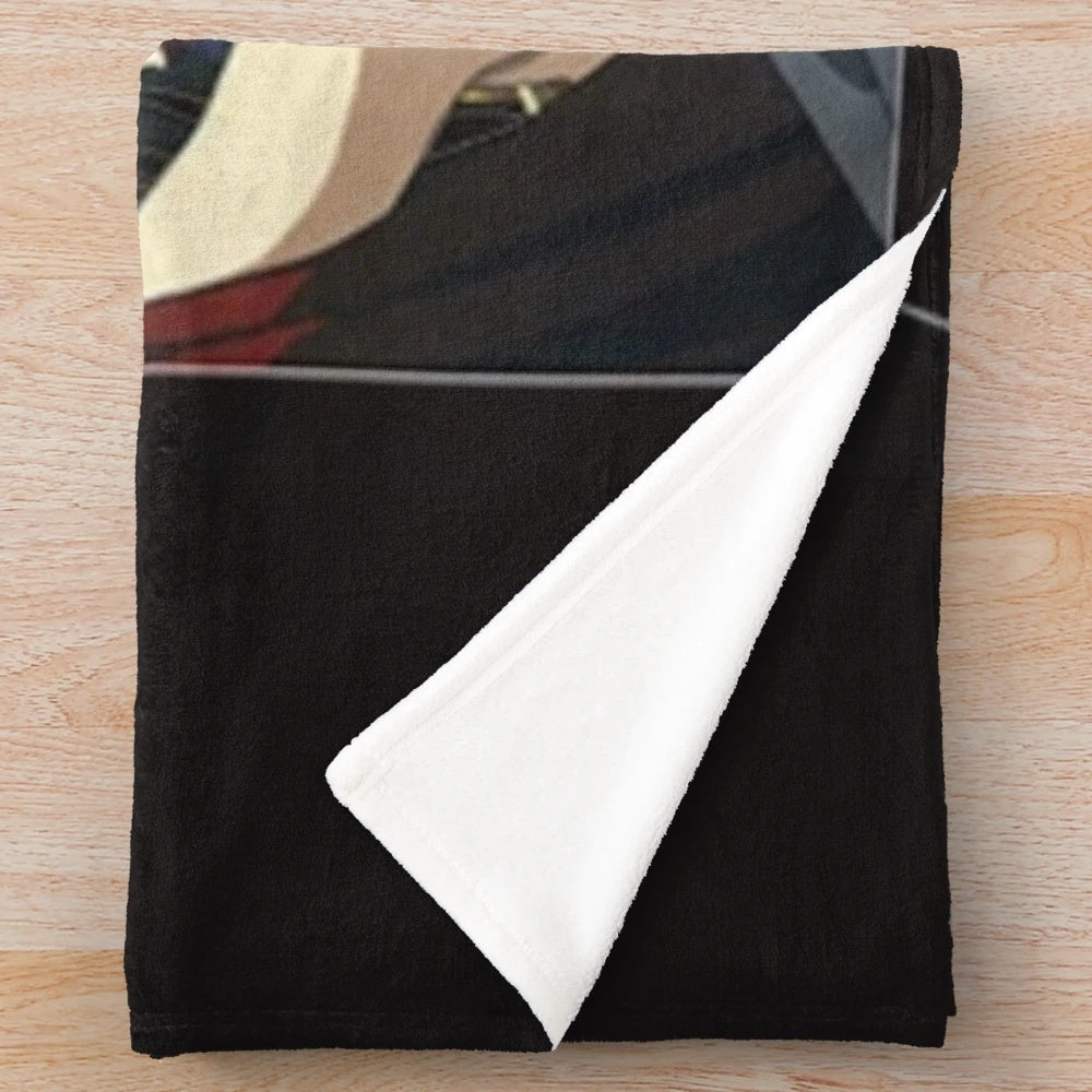 Vibrant Trapstar Anime-Inspired Plush Blanket