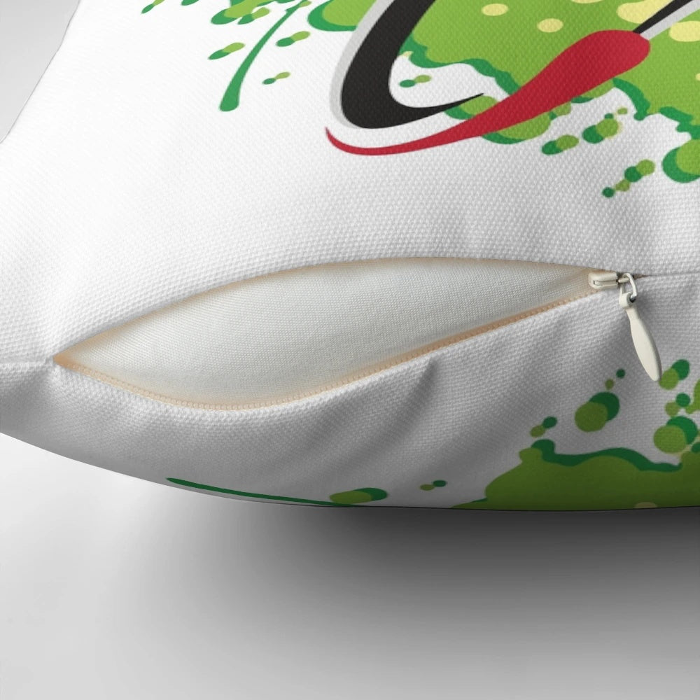 V Energy Logo Printed Decorative Pillow