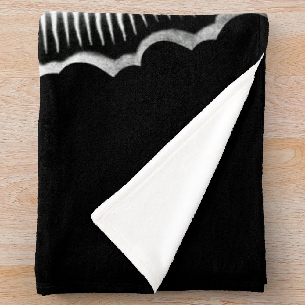 Soft and cozy plush blanket featuring the iconic image of the Virgin de Guadalupe