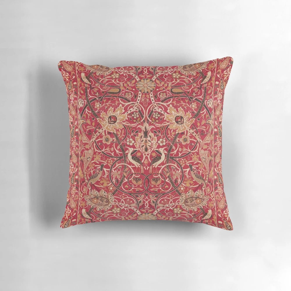 Colorful william morris bullerswood pattern pillow