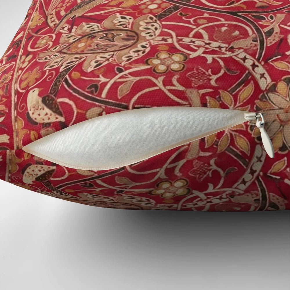 Colorful william morris bullerswood pattern pillow
