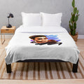 Plush Blanket Featuring Vijay, the Renowned Tamil Cinema Actor
