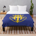 Soft and cozy Villarreal plush blanket for football enthusiasts