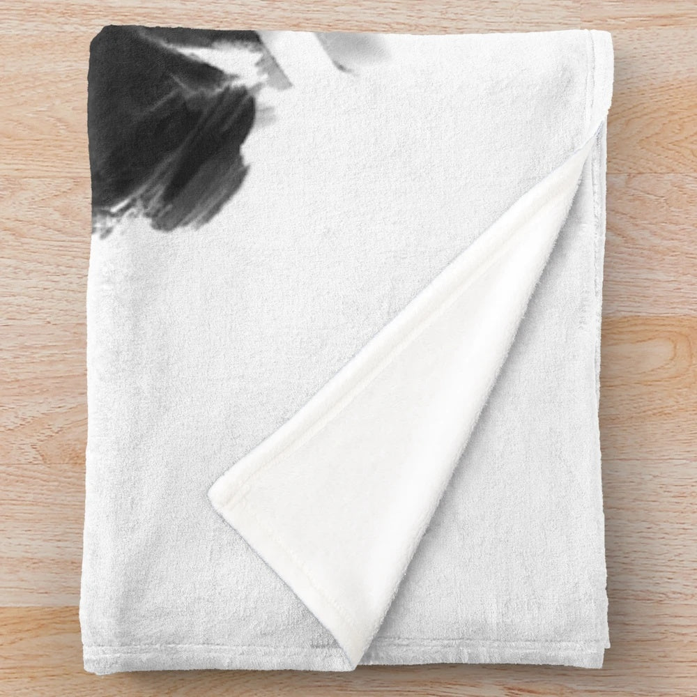Ville Valo Inspired Vintage Photographic Plush Blanket