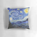 Starry Night Painting by Vincent Van Gogh - Pillow with Fine Art Reproduction
