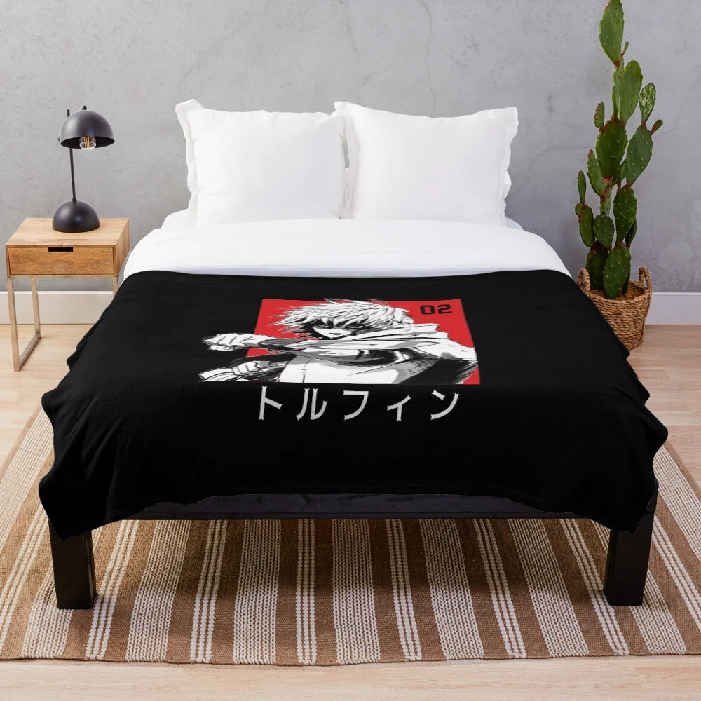 Vinland Saga Thorfinn anime inspired plush blanket