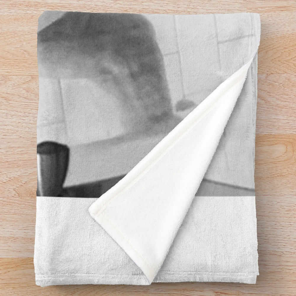 Vinnie Hacker plush blanket, featuring the TikTok star in a soft, cozy design