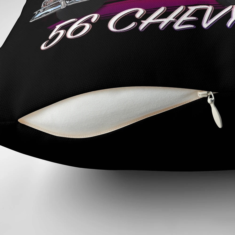 1956 Chevy Bel Air vintage, retro, classic car pillow