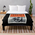 Vintage 1965 Cinema Magazine Inspired Plush Blanket