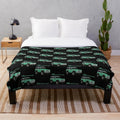 Vintage 1966-1977 Ford Bronco inspired plush blanket