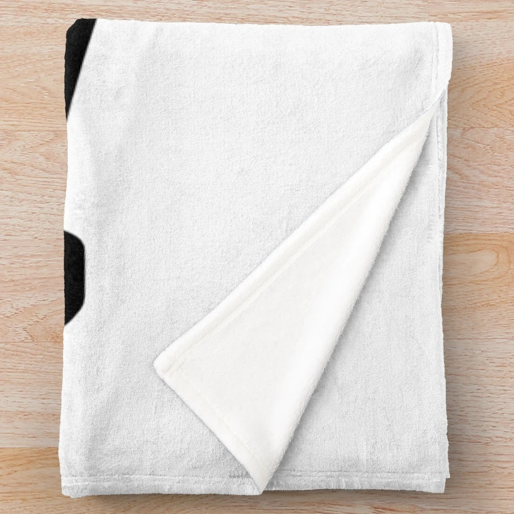 1987 Buick Grand National inspired black and white plush blanket