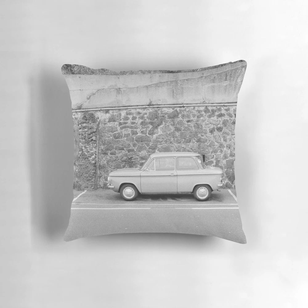 Vintage 2013 NSU Prinz car pillow in a classic German automotive design