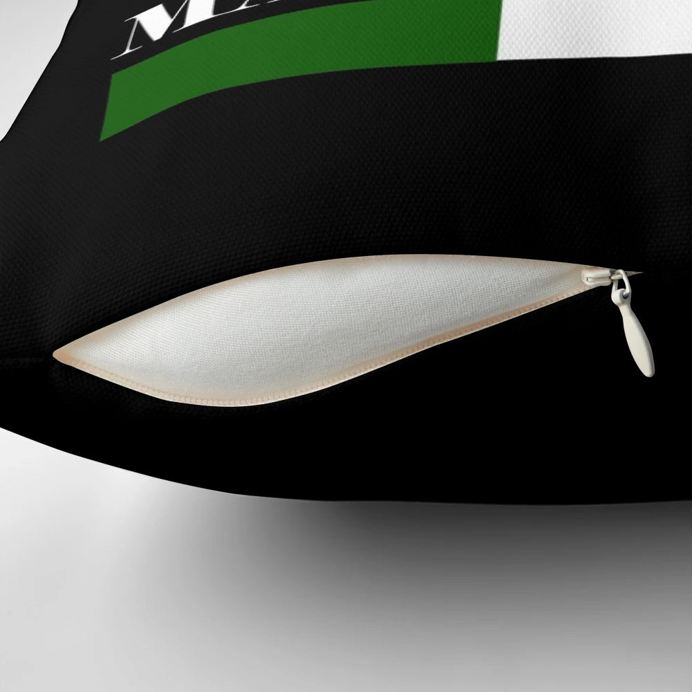 Plush and stylish Alfa Romeo pillow featuring the iconic Italian car brand