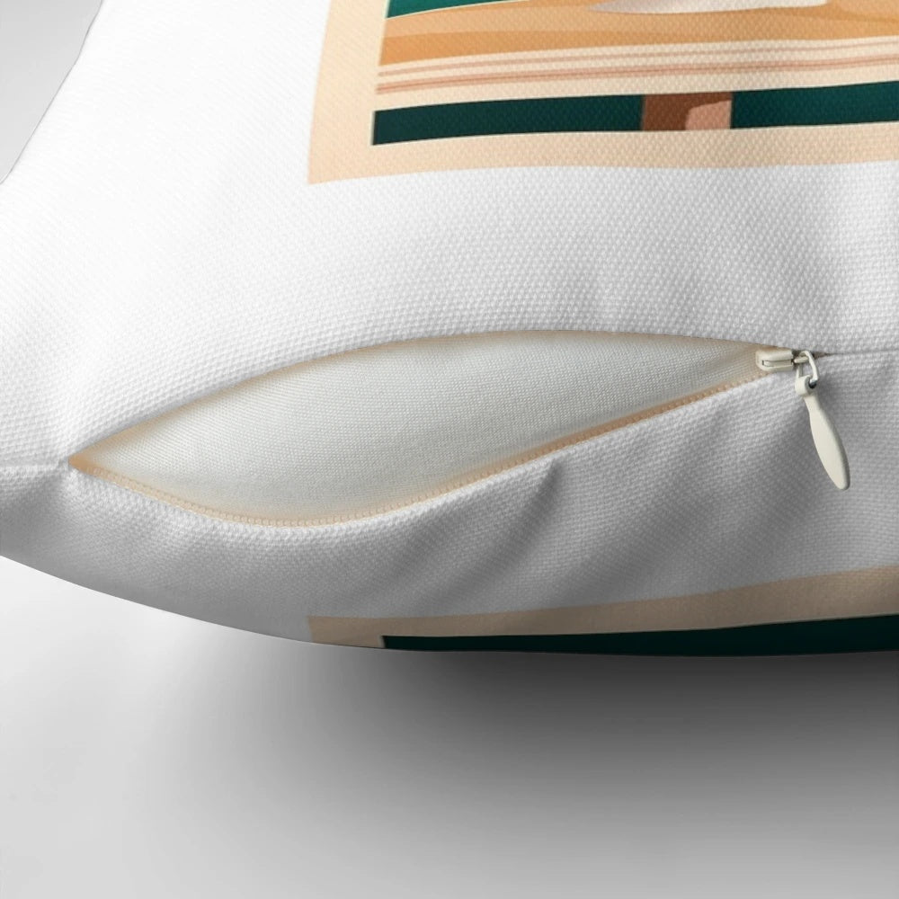 Vintage Aperol Spritz Venice themed decorative throw pillow