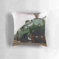 Vintage steam locomotive 3801 pillow for railway and train enthusiasts