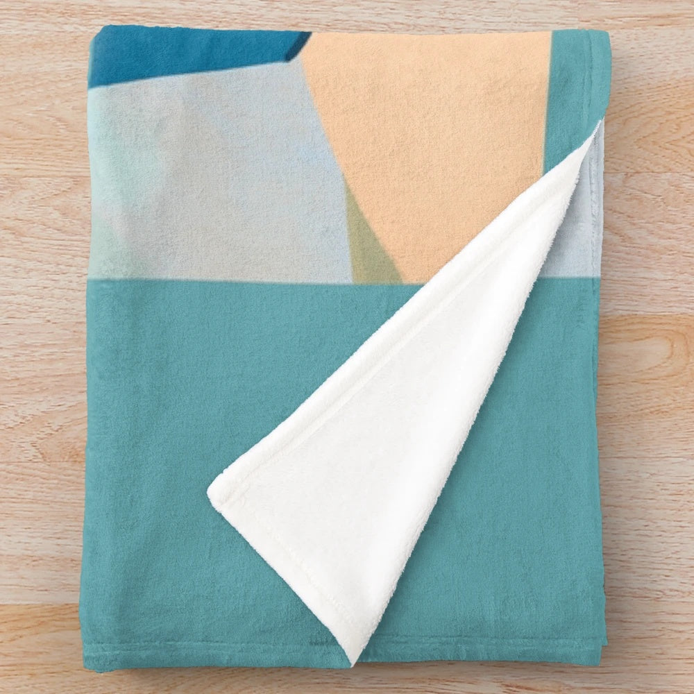 Vintage Caravan Inspired Plush Blanket