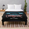 Vintage Christine movie car plush blanket