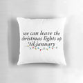 Vintage Christmas tree farm pillow with Taylor Swift holiday design