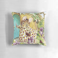 A charming vintage-style pillow featuring a whimsical cottage mouse design inspired by the beloved Beatrix Potter stories.