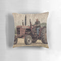 Vintage David Brown 880 tractor in red, a classic piece of farming equipment