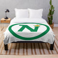 Vintage Minnesota North Stars Plush Blanket