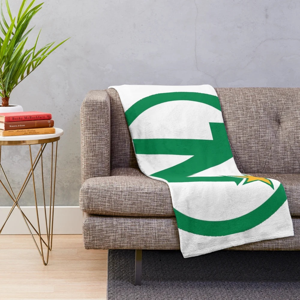 Vintage Minnesota North Stars Plush Blanket