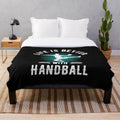Vintage distressed handball plush blanket
