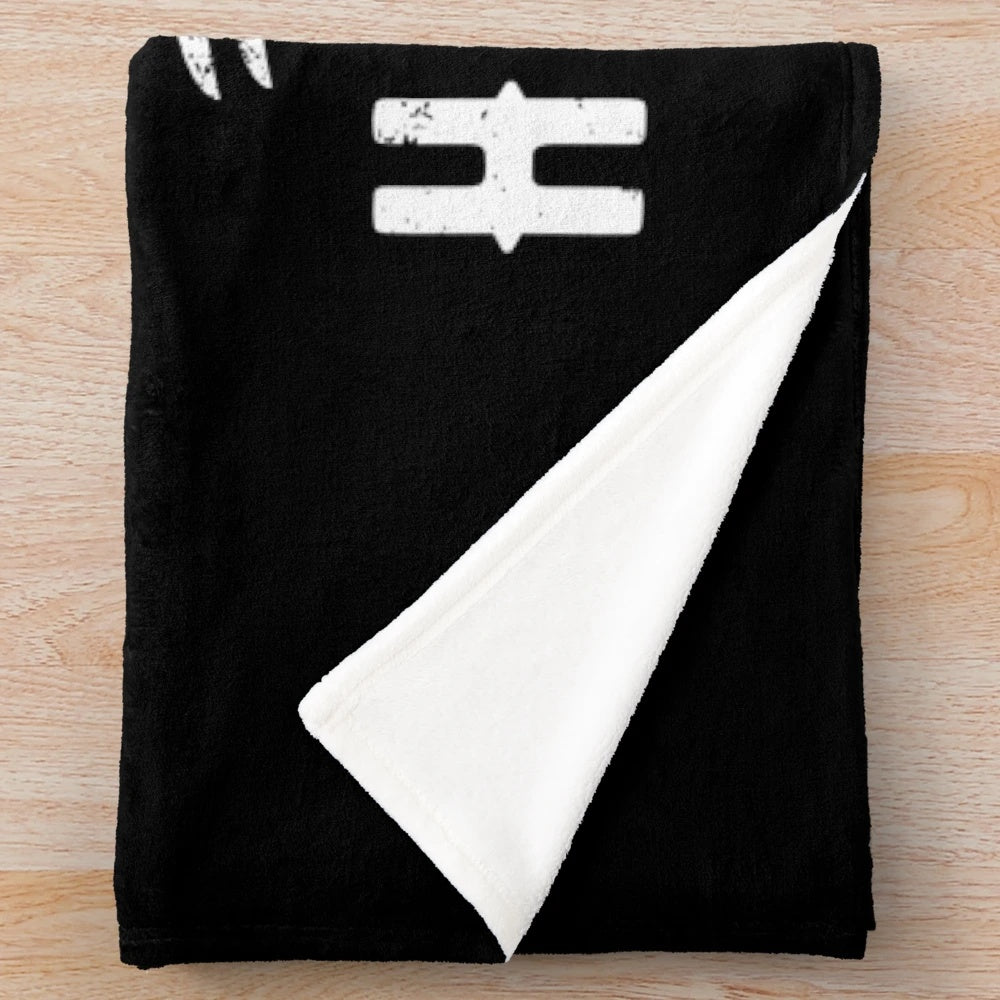 Vintage distressed handball plush blanket