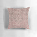 Vintage floral oriental rug print decorative pillow with antique Tabriz design