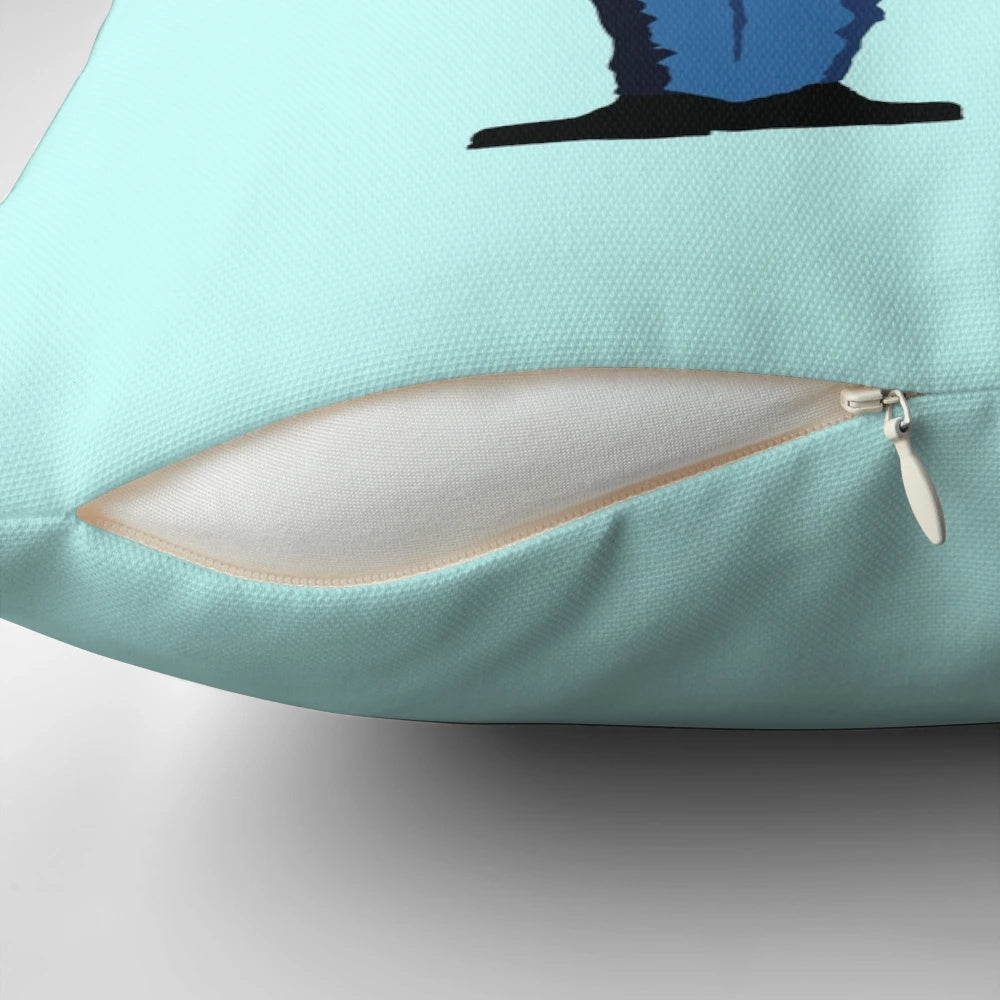 Plush Louis de Funès pillow, featuring the iconic French comedy actor