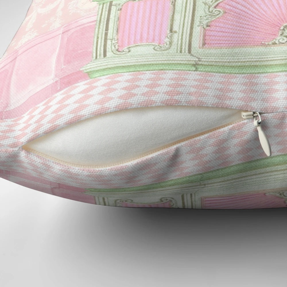 Vintage-inspired Marie Antoinette Paris French Patisserie Pillow