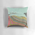 Vintage Geology and Meteorology Diagram (1893) Pillow featuring an antique earth science illustration