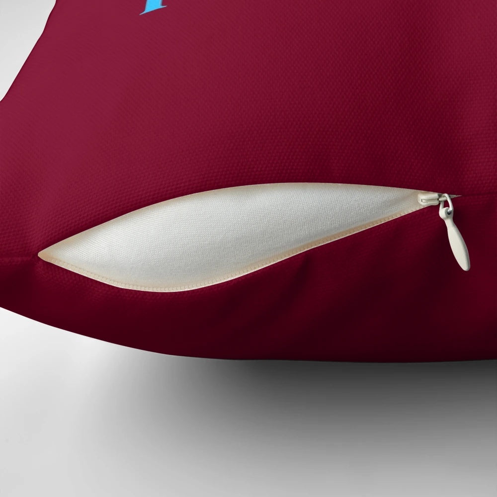 Vintage hammers logo pillow, West Ham United FC supporter merchandise