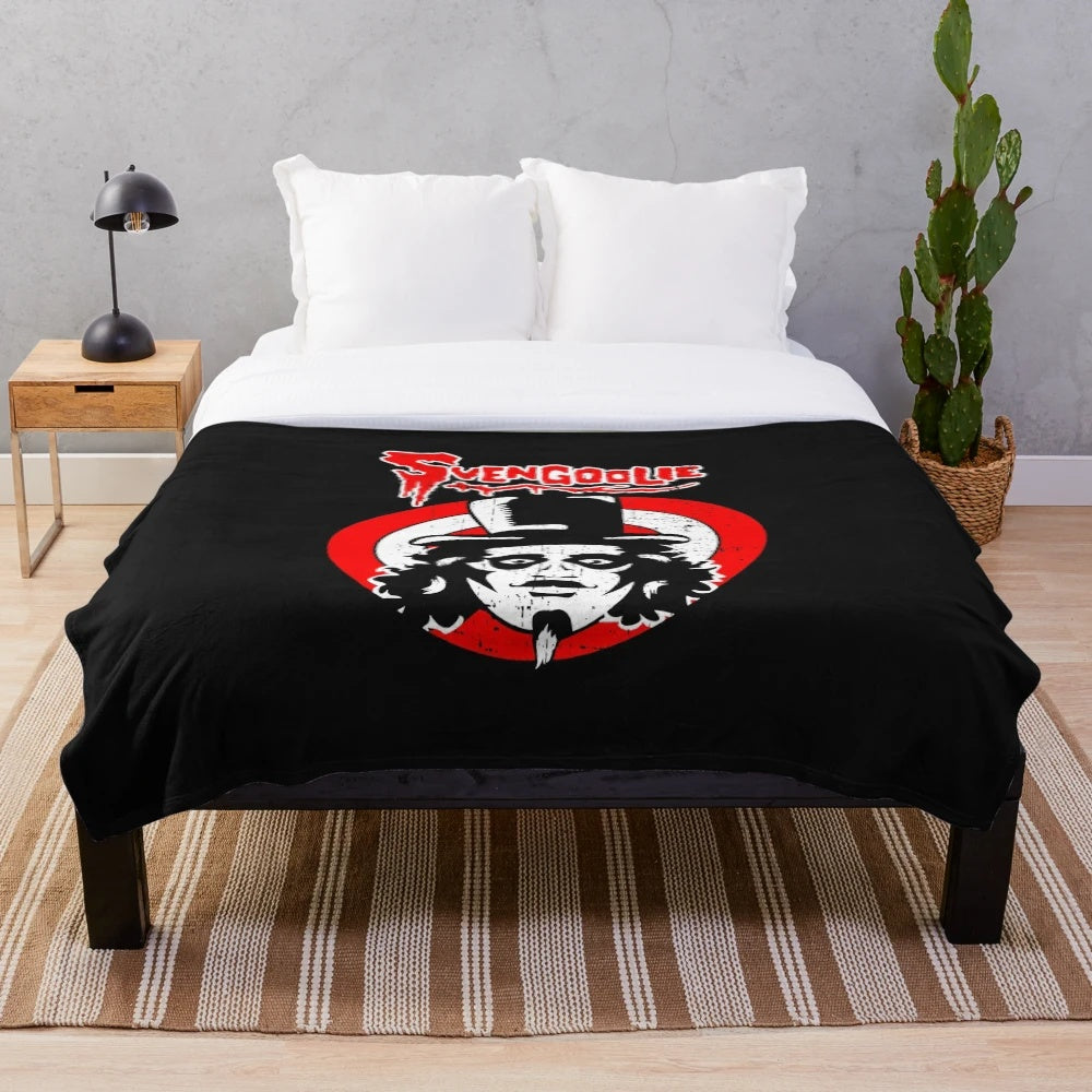 Vintage High-Resolution Svengoolie Distressed Plush Blanket