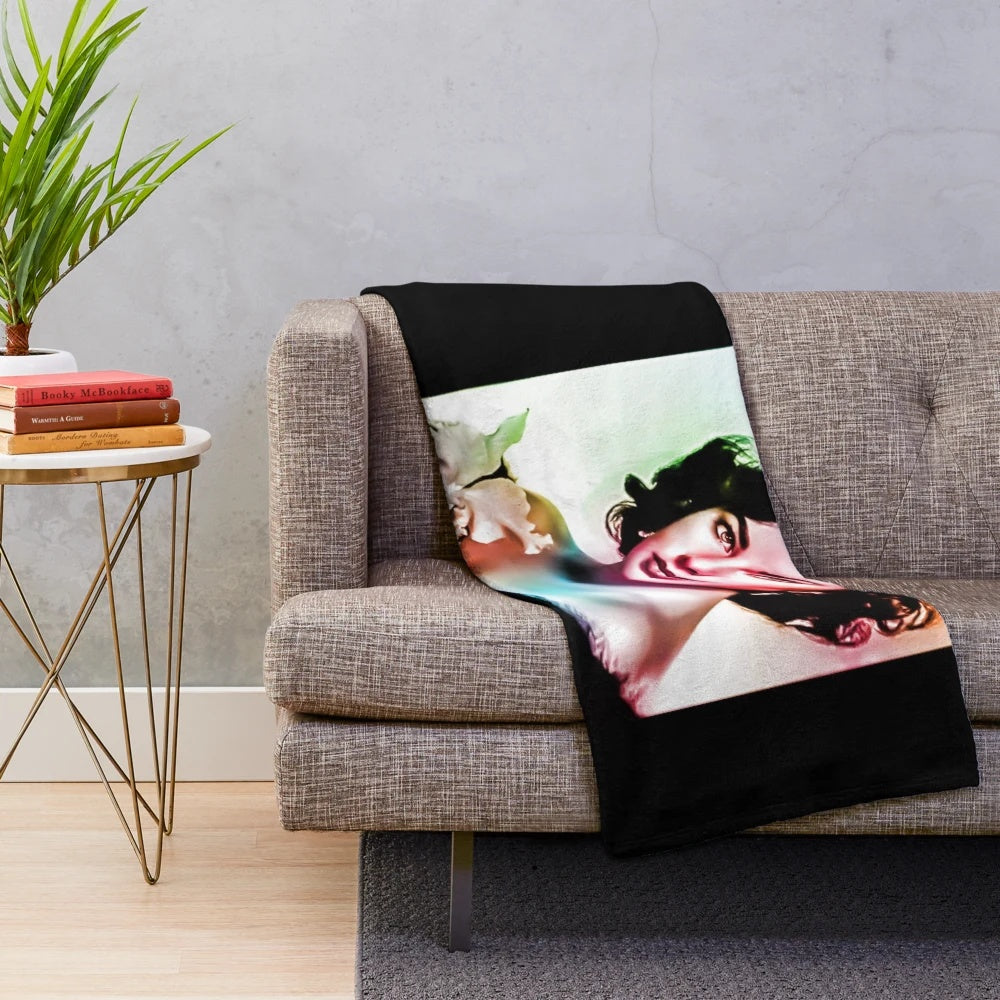 Vintage Hollywood Cinema Art Elizabeth Taylor Plush Blanket
