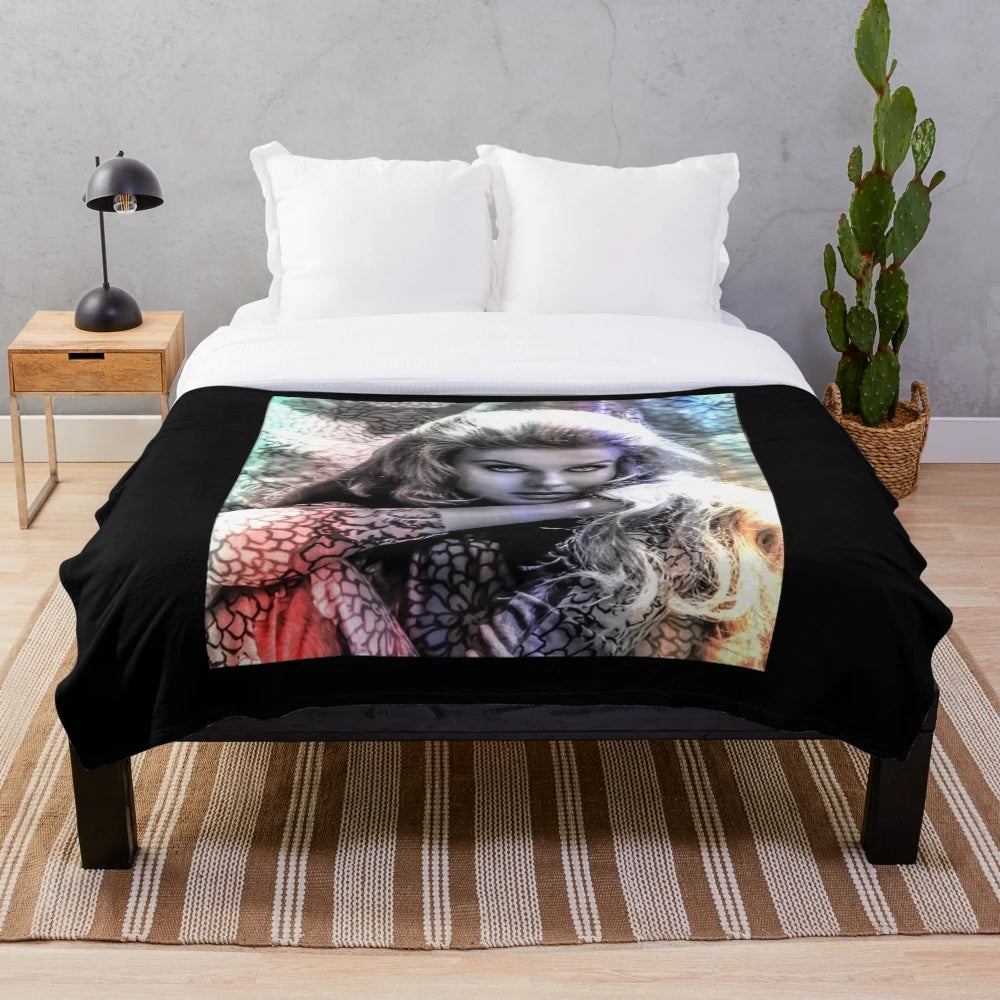 Vintage Hollywood Cinema Inspired Plush Blanket featuring Ann Margaret Poster